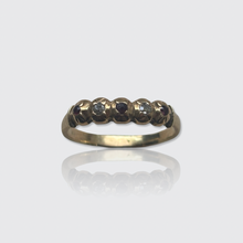 Load image into Gallery viewer, Antique Ruby &amp; Diamond Row Ring