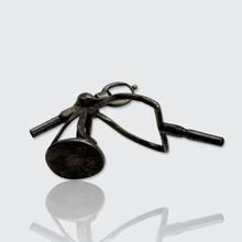 Load image into Gallery viewer, 18th Century Iron Swivel Watch Key Fob