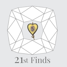 Load image into Gallery viewer, Reserved for ‘H’, payment 1/6: 19th Century Locked Heart Hairwork Locket Pendant