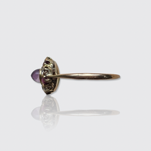 Load image into Gallery viewer, Amethyst, Ruby &amp; Diamond Cluster Ring