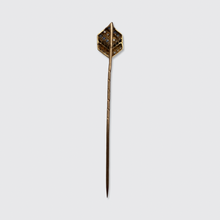Load image into Gallery viewer, Art Deco Sapphire &amp; Diamond Cube Stickpin