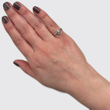 Load image into Gallery viewer, White Gold Rose-Cut Diamond Solitaire Ring