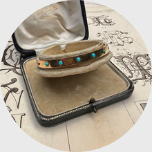Load image into Gallery viewer, Victorian Turquoise Line Bracelet