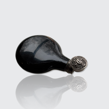 Load image into Gallery viewer, 19th Century Banded Agate &amp; Silver Perfume Bottle