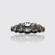 Load image into Gallery viewer, Five-Stone Table-cut Diamond Ring