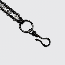 Load image into Gallery viewer, 18th Century Iron Watch Chain Bracelet with Swivel Fob