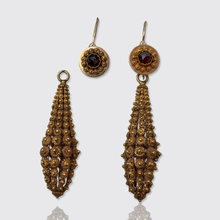 Load image into Gallery viewer, Victorian Cannetille Day to Night 'Marriage' Earrings