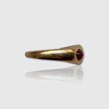 Load image into Gallery viewer, Vintage Heart-Shaped Rubies &amp; Diamond Ring