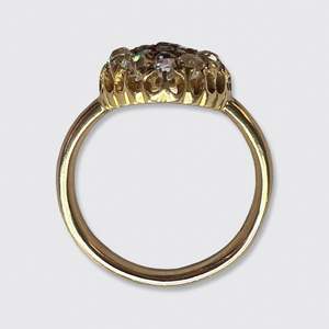 Edwardian Sapphire & Diamond Marquise Ring