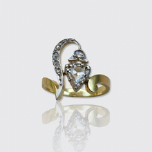 Load image into Gallery viewer, Belle Epoque Rose-Cut Diamond Flower Bud Ring