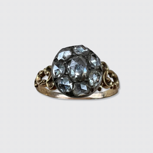 Load image into Gallery viewer, Georgian Rose-Cut Diamond Cluster Ring