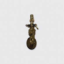Load image into Gallery viewer, Antique Brass &amp; Carnelian Eagle Watch Key Pendant