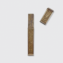 Load image into Gallery viewer, Georgian Chased Gold Bodkin Case