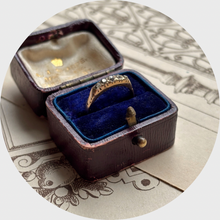 Load image into Gallery viewer, Victorian Antique-Cut Diamond Row Ring