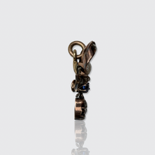 Load image into Gallery viewer, Belle Epoque Sapphire &amp; Diamond Bow Pendant