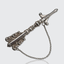 Load image into Gallery viewer, Victorian Silver Arrow Needle Case Brooch