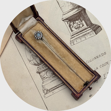 Load image into Gallery viewer, Edwardian Opal &amp; Diamond Stickpin