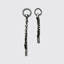 Load image into Gallery viewer, Two Silver Coin-Shaped Watch Key Pendants