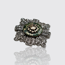 Load image into Gallery viewer, Antique Platinum &amp; Diamond 'Order of the Thistle' Brooch in Original Box