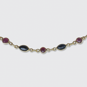 Sapphire & Ruby Link Bracelet