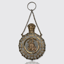 Load image into Gallery viewer, Antique Caged Glass Perfume Bottle with Ring