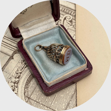 Load image into Gallery viewer, Victorian Bird Cage 'ML' Monogram Pendant