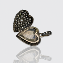 Load image into Gallery viewer, Victorian Heart-Shaped Rose-Cut Diamond Locket
