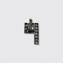 Load image into Gallery viewer, Diamond &#39;P&#39; Initial Earring, Stickpin Conversion
