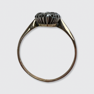 Victorian Rose-Cut Diamond Marquise Ring