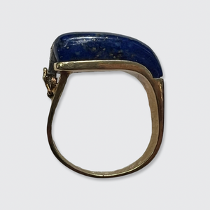 Vintage Ring with Interchangeable Gemstone Panels