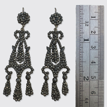 Load image into Gallery viewer, 18th Century Cut Steel Drop Earrings