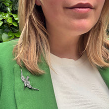 Load image into Gallery viewer, 19th Century Rose-Cut Diamond Bird Brooch