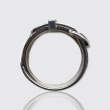 Load image into Gallery viewer, Vintage Silver Débridée Ring, Hermès