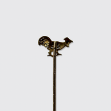 Load image into Gallery viewer, Antique Enamel &amp; Diamond Rooster Stickpin