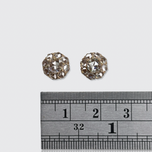 Load image into Gallery viewer, 19th Century Rose-Cut Diamond Cluster Earrings