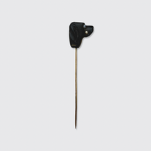 Load image into Gallery viewer, Antique Wooden Fetching Dog Stickpin