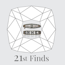 Load image into Gallery viewer, Reserved for J, Payment 1/6: Paste &amp; Diamond Bracelet and ‘Bonheur&#39; Bracelet