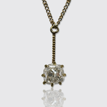Load image into Gallery viewer, Belle Epoque Old Mine-Cut Diamond Lavalier Necklace