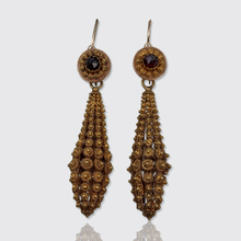 Load image into Gallery viewer, Victorian Cannetille Day to Night 'Marriage' Earrings
