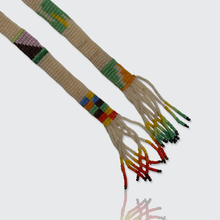 Load image into Gallery viewer, Art Deco Beaded Flag Flapper Necklace