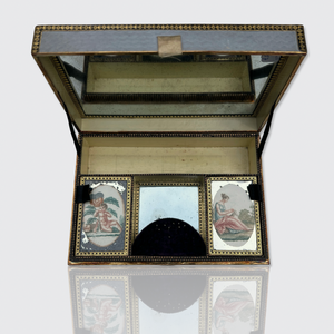 Georgian Mirrored Sewing Kit Box