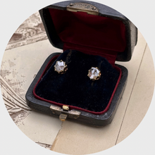 Load image into Gallery viewer, 19th Century Rose-Cut Diamond Stud Earrings