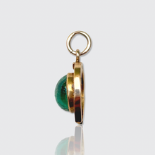 Load image into Gallery viewer, Vintage Emerald &amp; Diamond Horseshoe Pendant