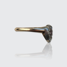 Load image into Gallery viewer, Antique Ruby, Sapphire &amp; Diamond Double Hearts Ring