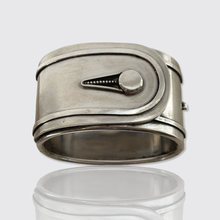 Load image into Gallery viewer, 19th Century Silver Cuff Bracelet