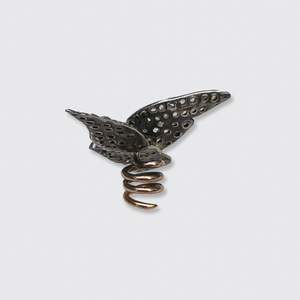 Rose-Cut Diamond Eagle Pin