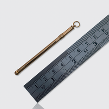 Load image into Gallery viewer, Vintage 18k Gold Champagne Stirrer Pendant