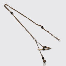 Load image into Gallery viewer, Victorian 18k Gold Watch Chain with Watch Keys and Fob