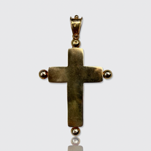 Load image into Gallery viewer, Reserved for 'S', payment 2/6: Rose-Cut Diamond Earrings + Garnet Cross Pendant