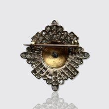 Load image into Gallery viewer, Antique Platinum &amp; Diamond 'Order of the Thistle' Brooch in Original Box